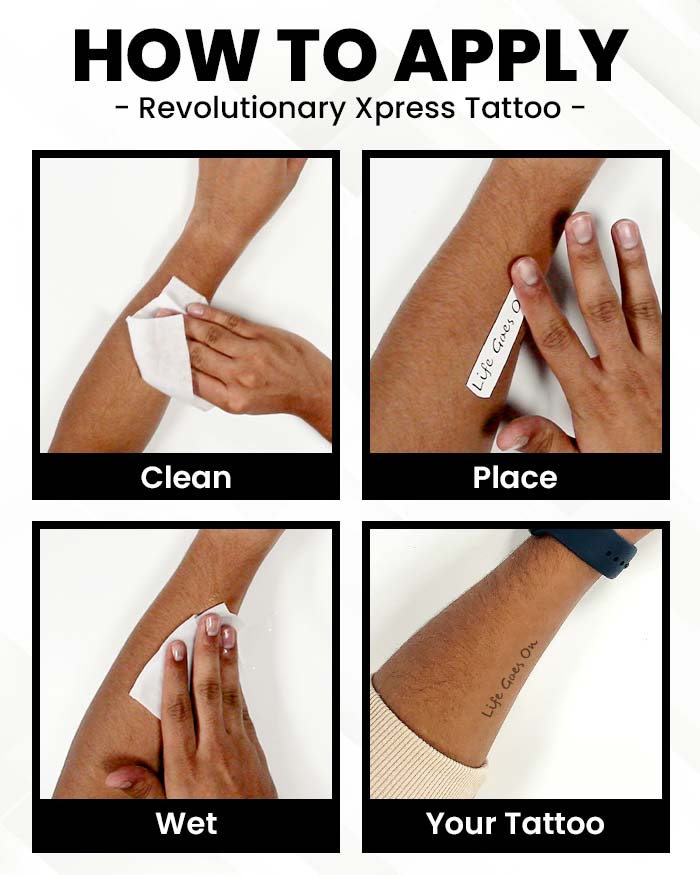 Gothic Lettering - Finger Tattoos